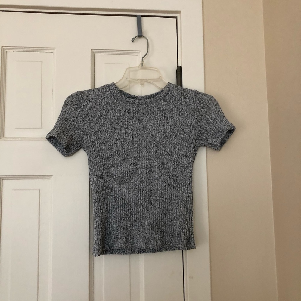 Knit crop top